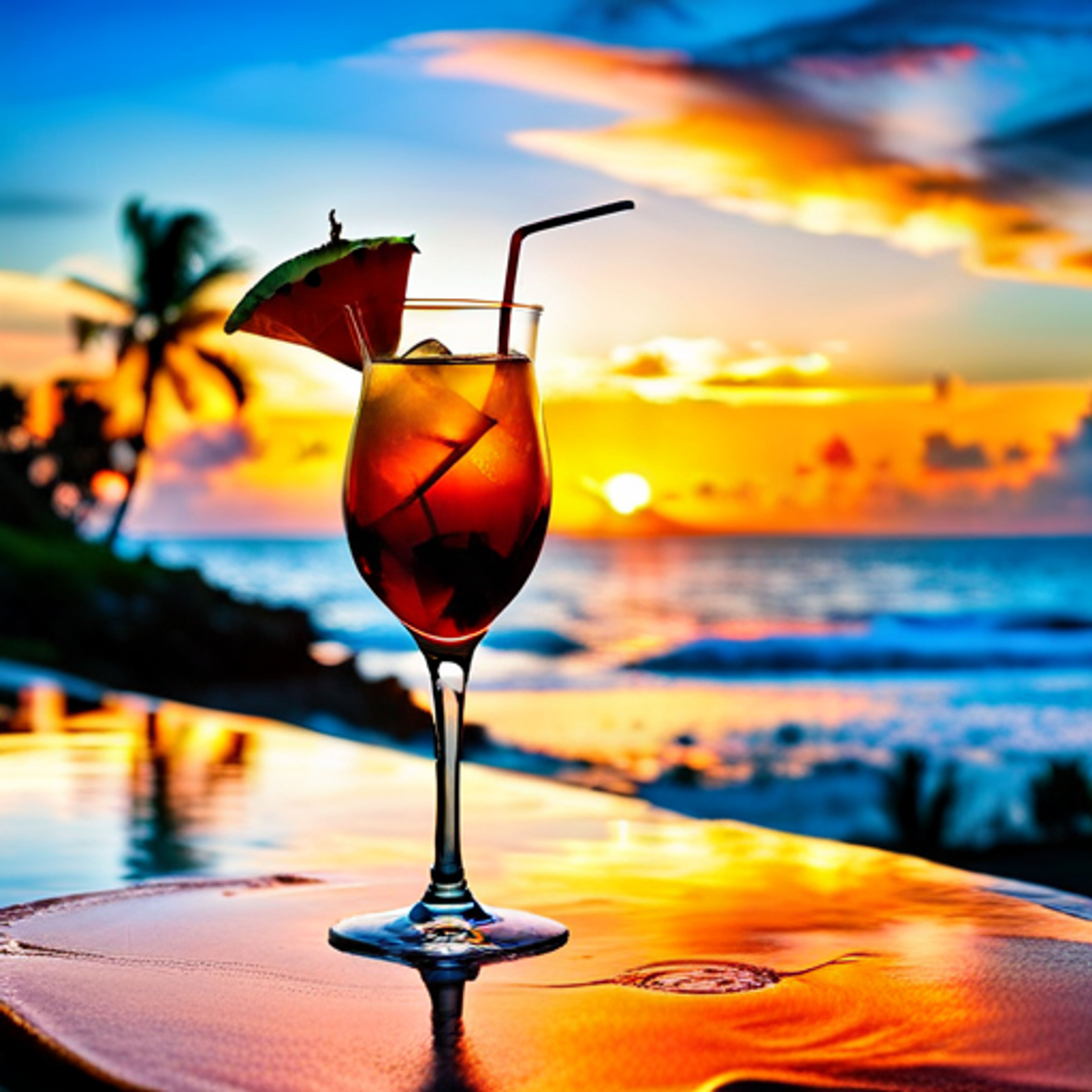 Tropical Sunset Serenade