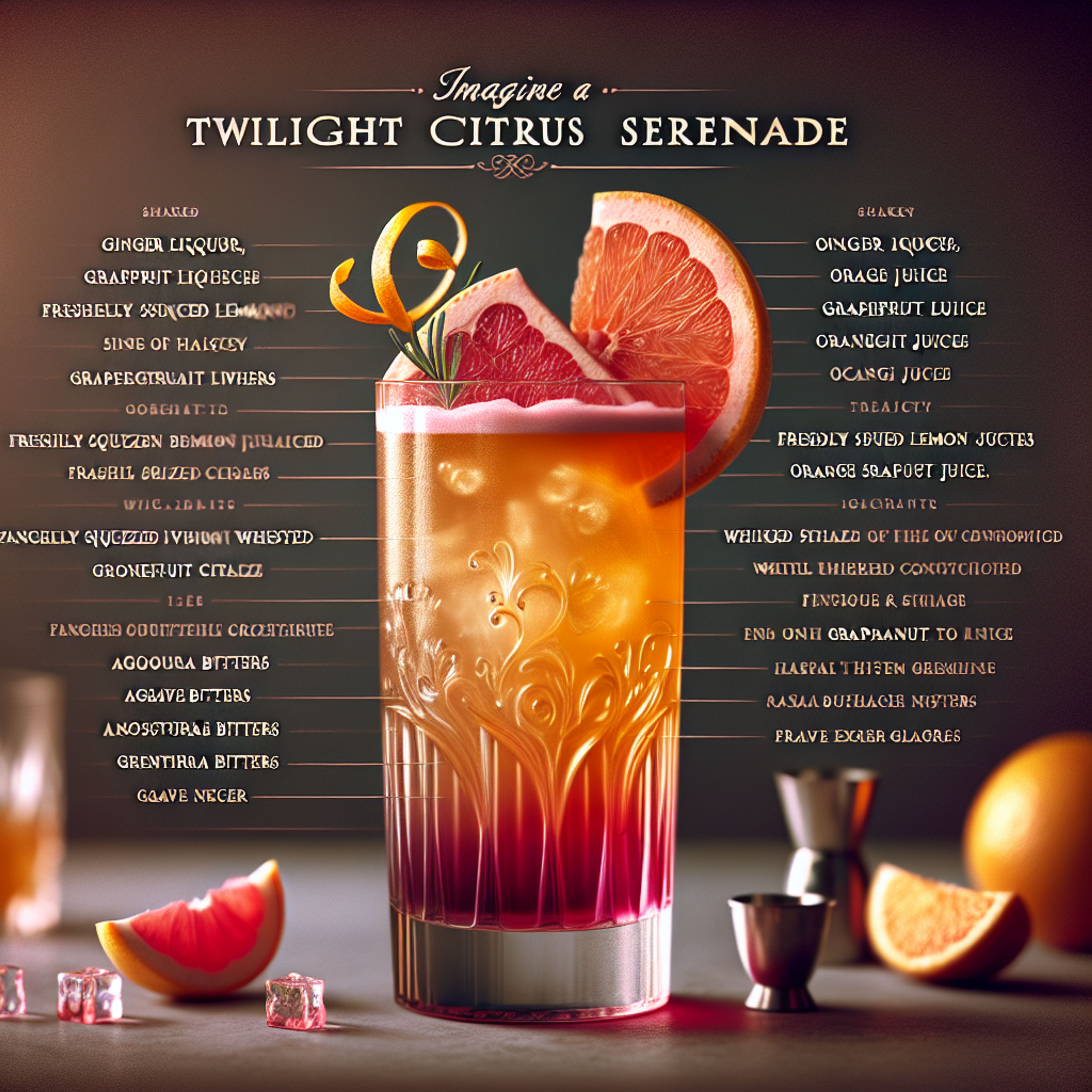 Twilight Citrus Serenade