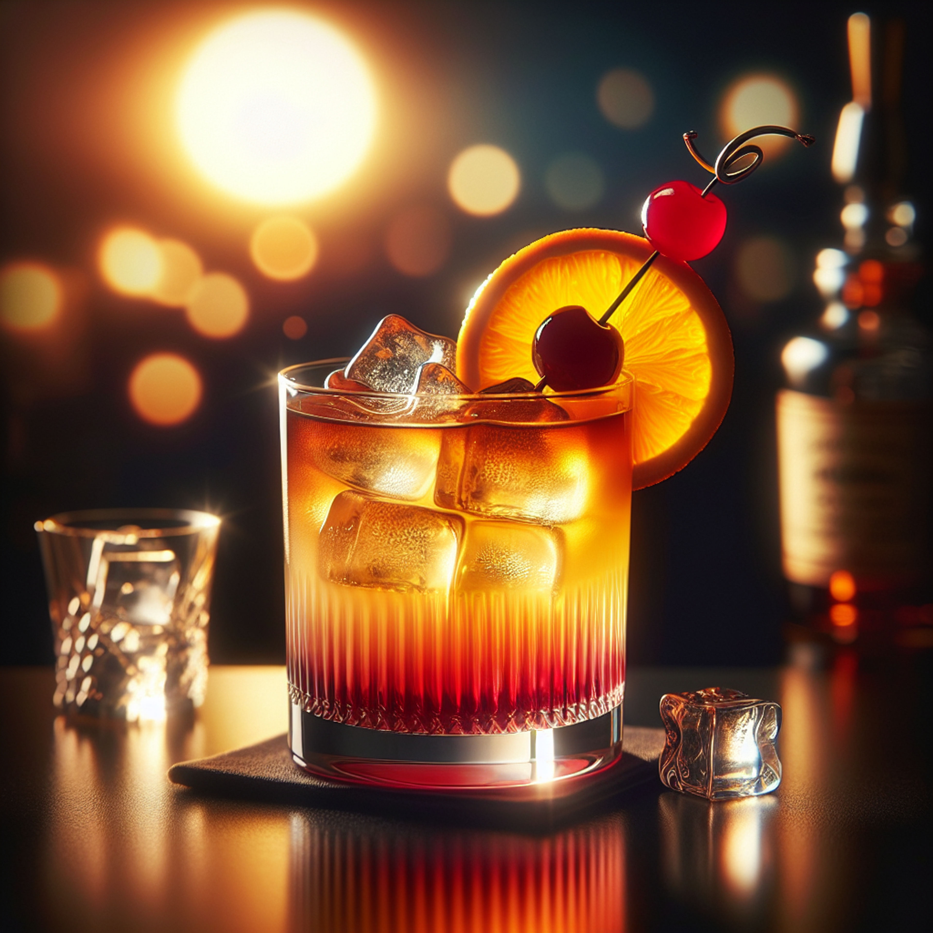 Twilight Serenade, Delicate, refreshing cocktail with brandy, Triple