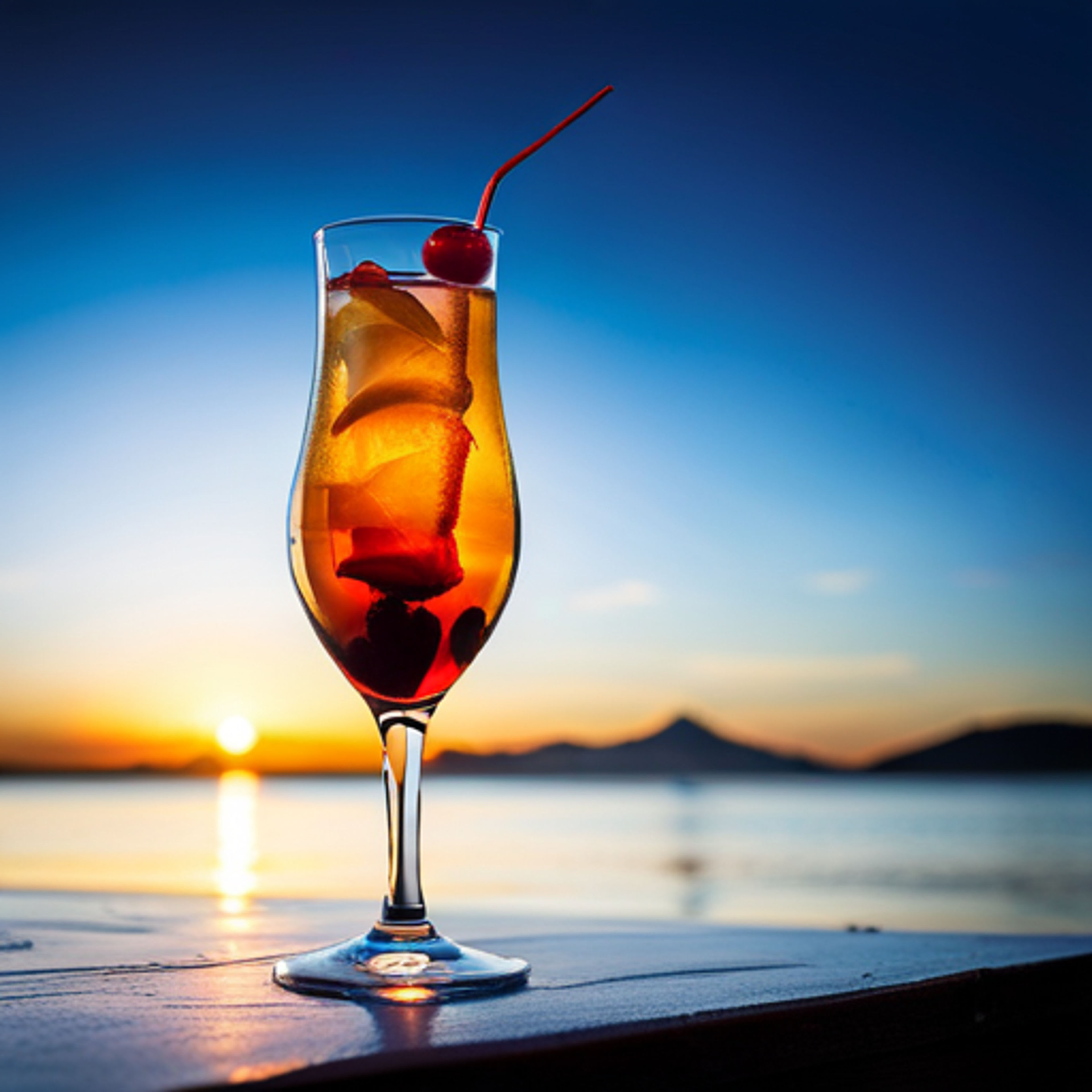 Velvety Sunset Sipper