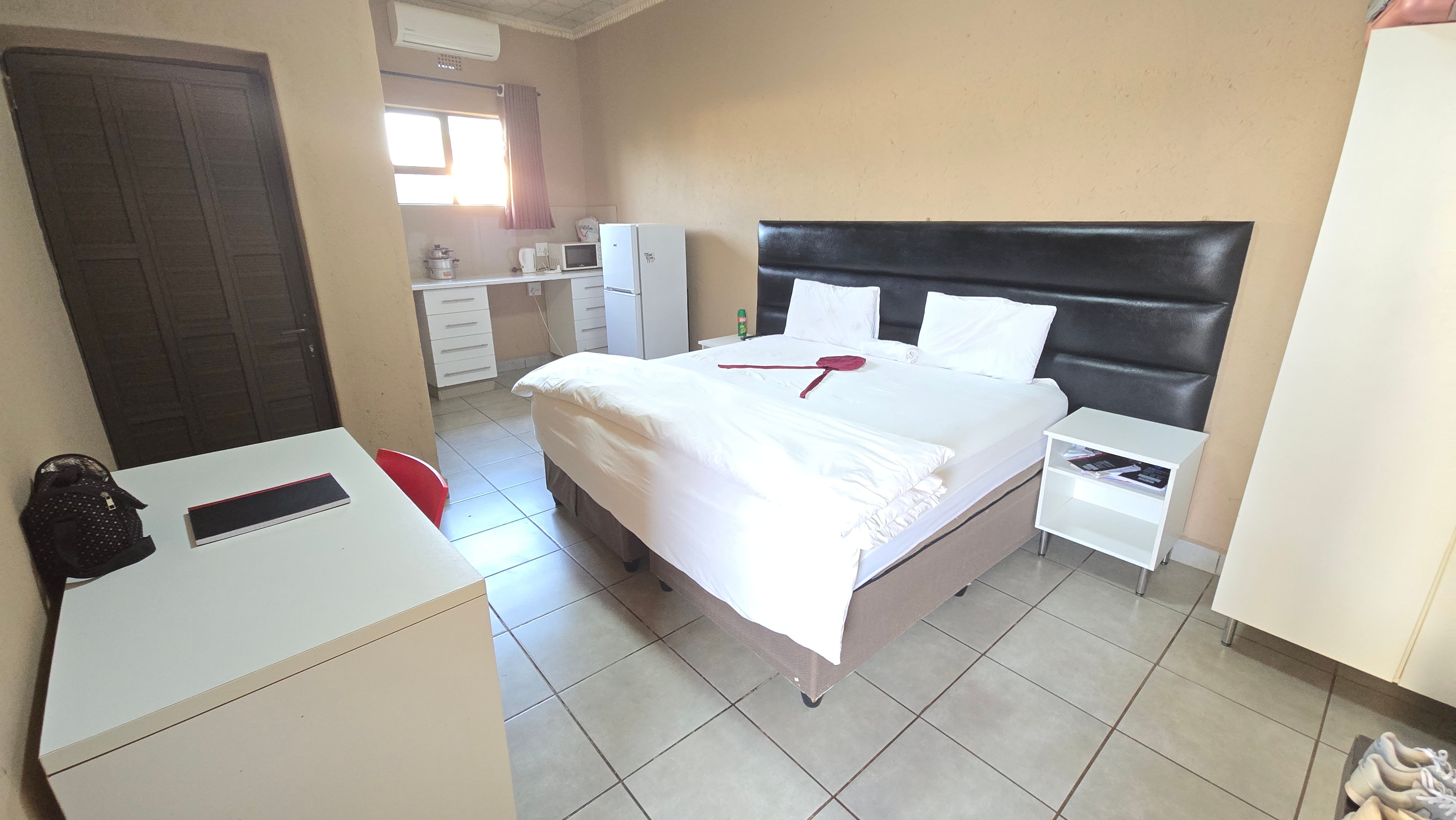 Hlabisa made-up bed