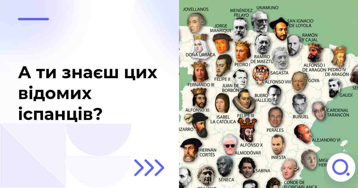 А ти знаєш цих відомих іспанців?