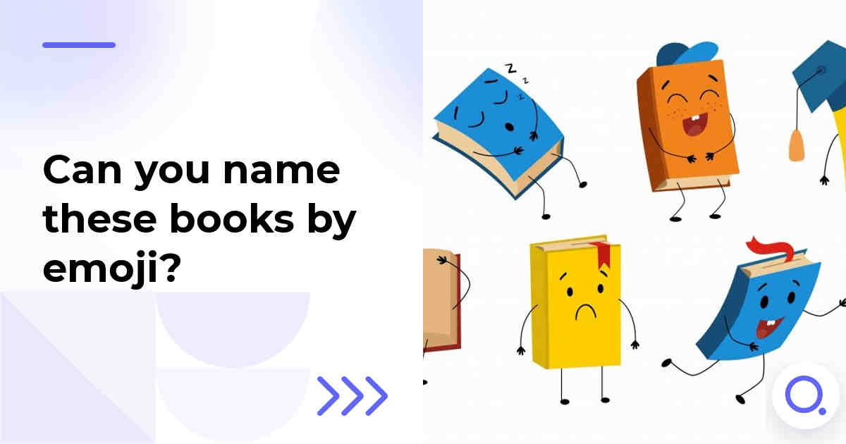 Can you name these books by emoji?