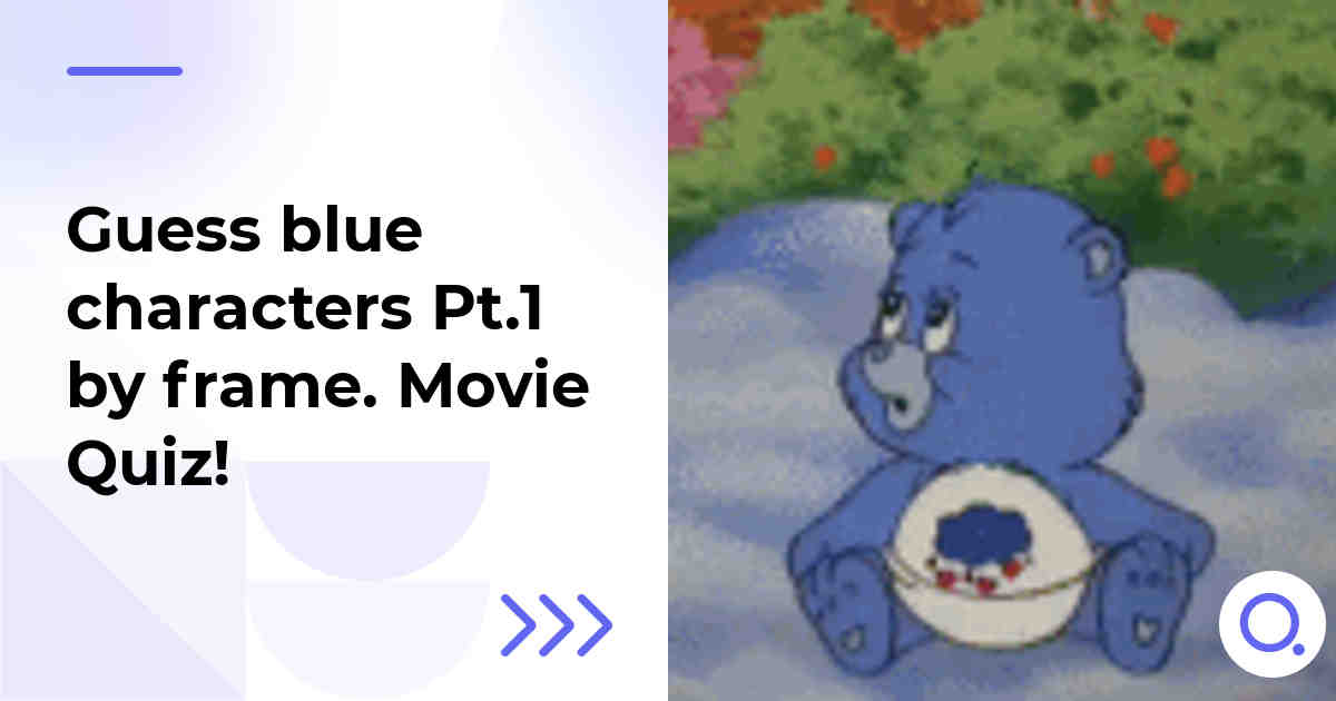 Guess blue characters Pt.1 by frame :: Movie Quiz!