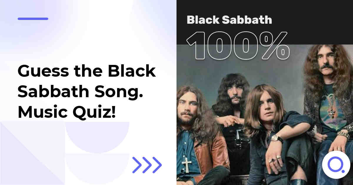 Guess the Black Sabbath Song :: Music Quiz!