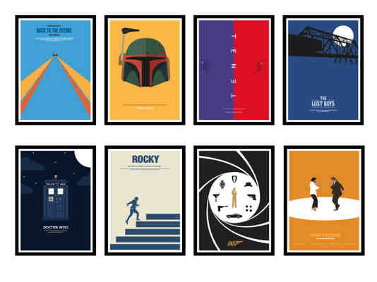 Minimalistic posters