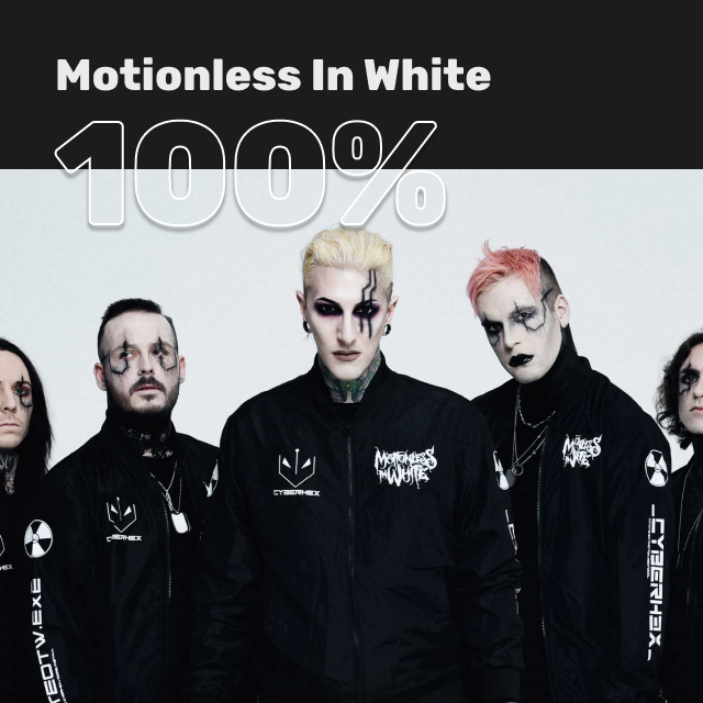 100% Motionless In White. Wait, what’s that playing?