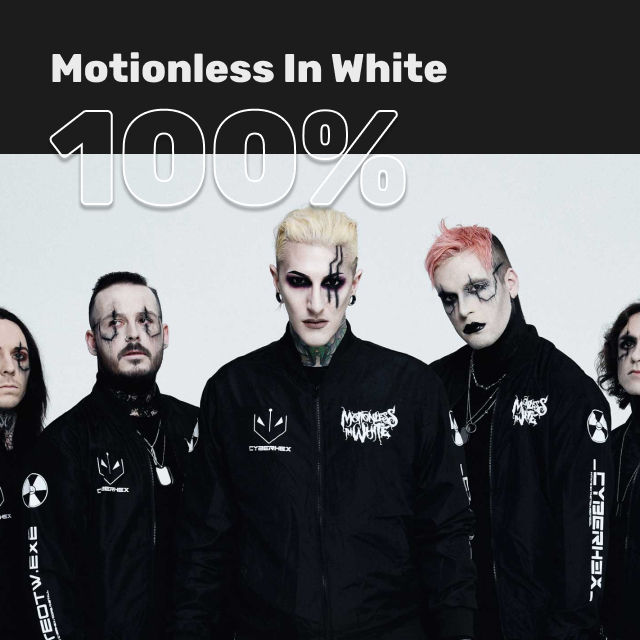 100% Motionless In White. Яка знайома мелодія… А що ж це грає?