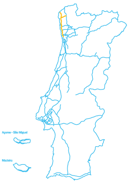 Mapa Portugal - Esposende, ADOC/AXL