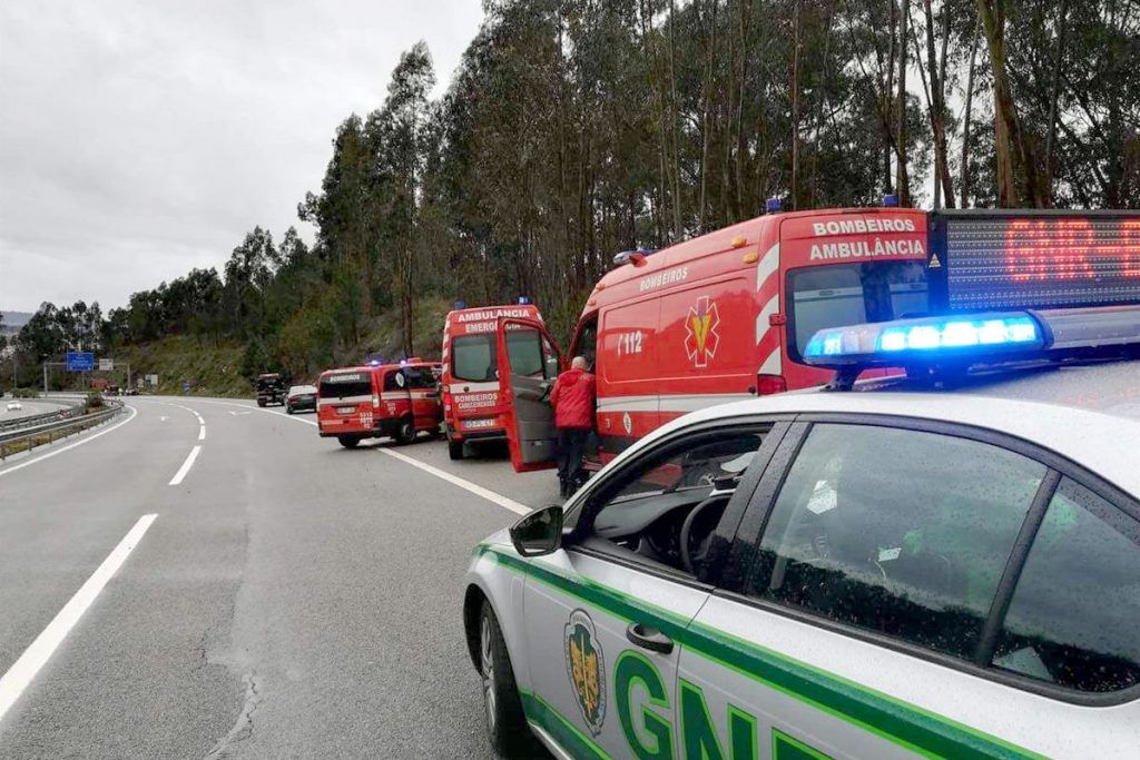 Menos 23 acidentes e menos 54 feridos nas autoestradas portuguesas em 2019