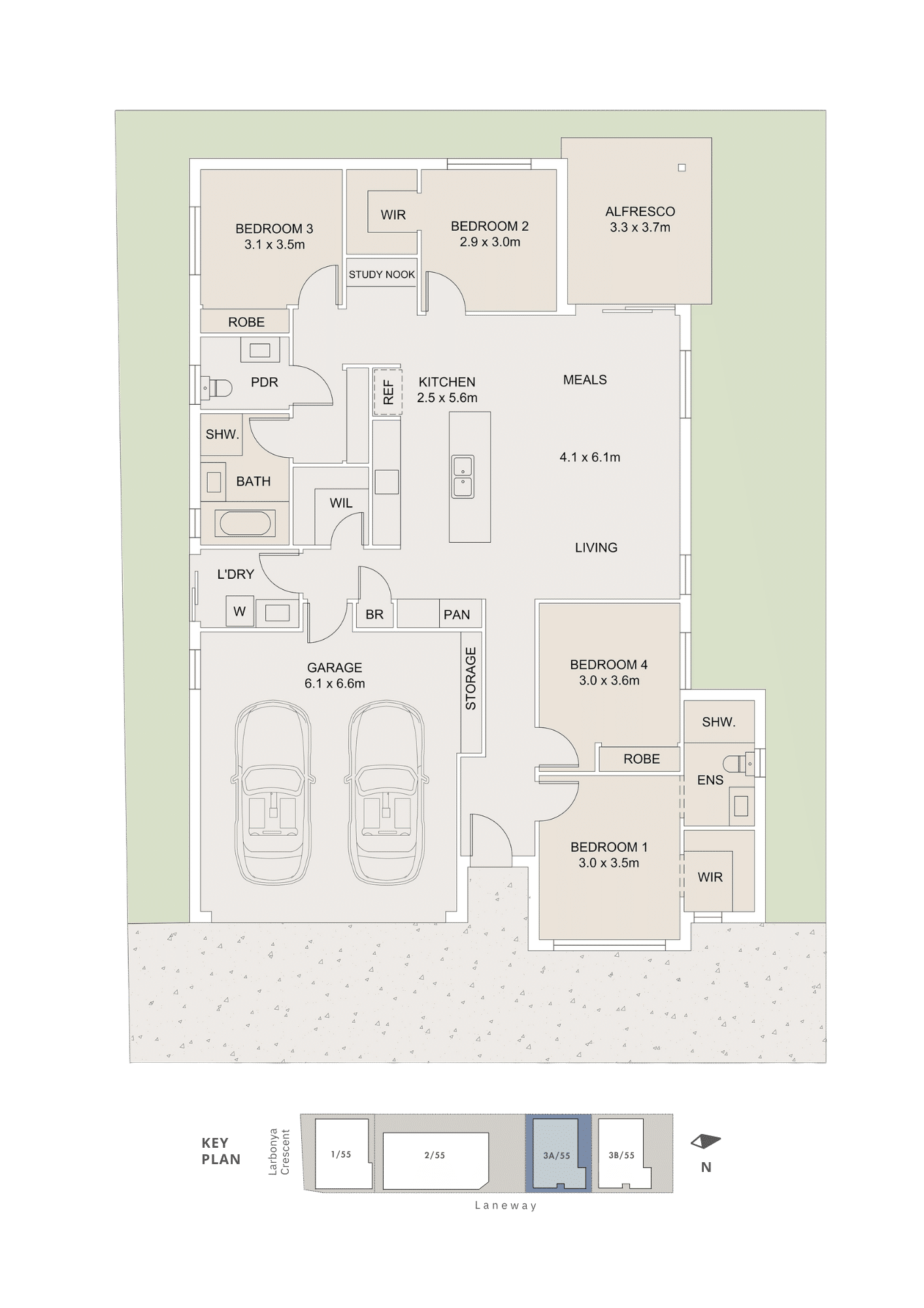 Residence Two — Floor Plan