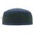 Dark Blue with Dark Green Madun Vented Top Pliable Two-Color Round Kufi Hat