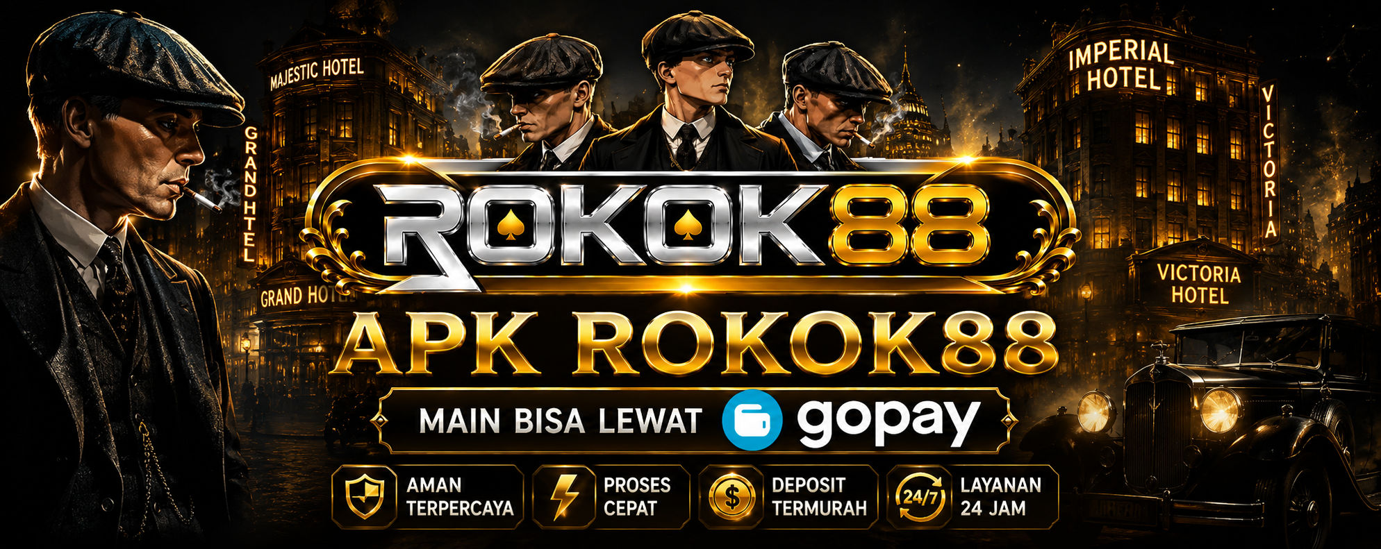 Bonus Selamat Datang rokok88gopay.com banner image