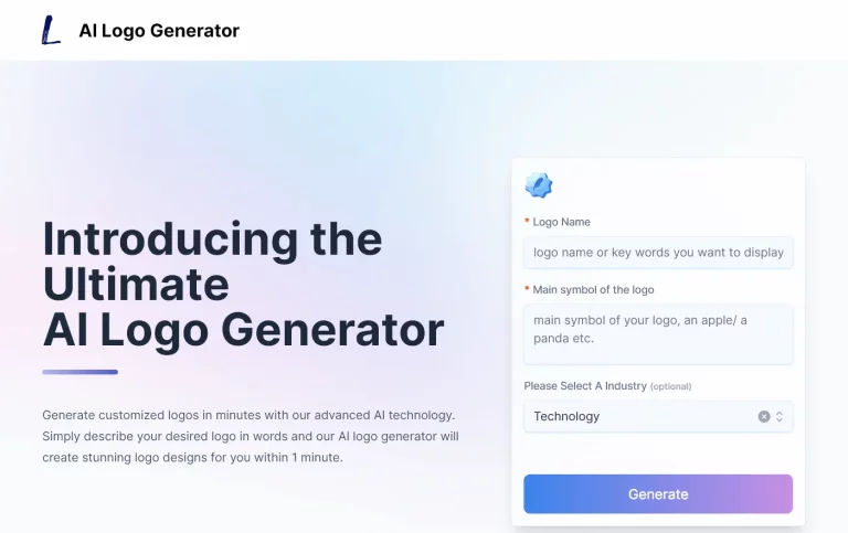 Feature image of AI Logo Generator | ToolJunction