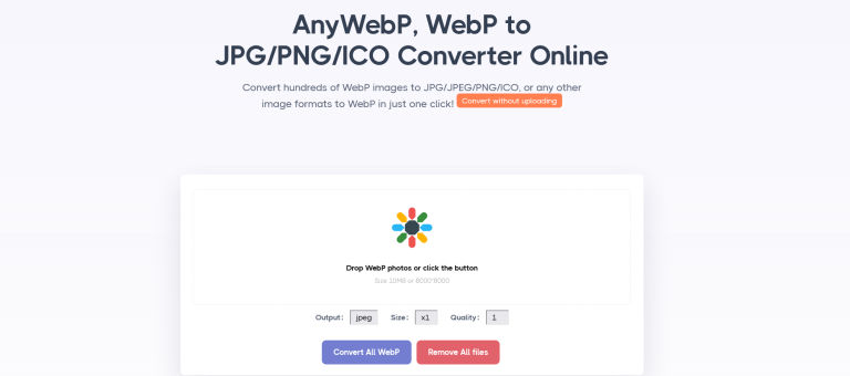 Feature image of AnyWebP | ToolJunction