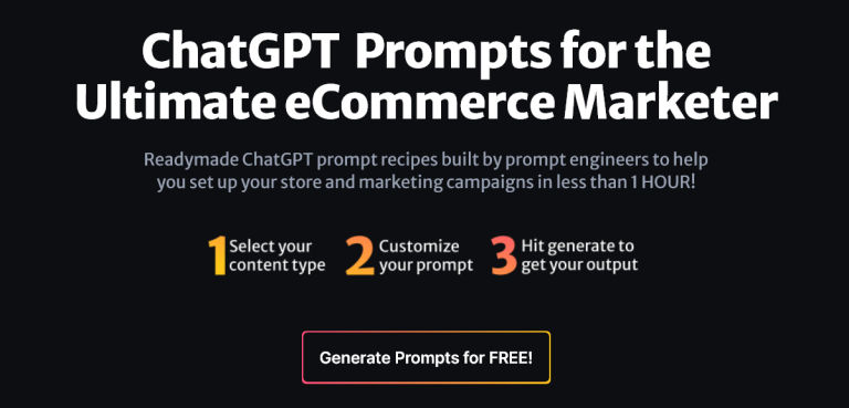 Ecommerce Prompts