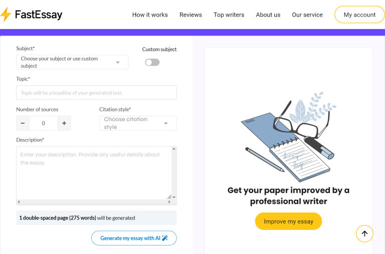 Fast AI Essay Writer-screenshot-0