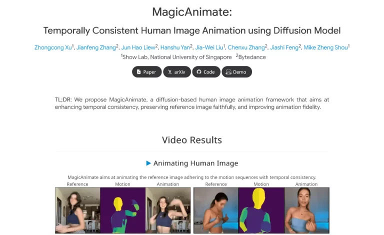 Feature image of MagicAnimate | ToolJunction