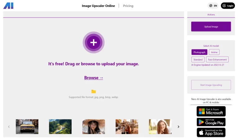 Nero AI Image Upscaler-screenshot-0