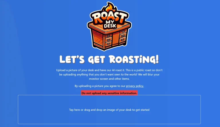 Feature image of Roast My Desk | ToolJunction