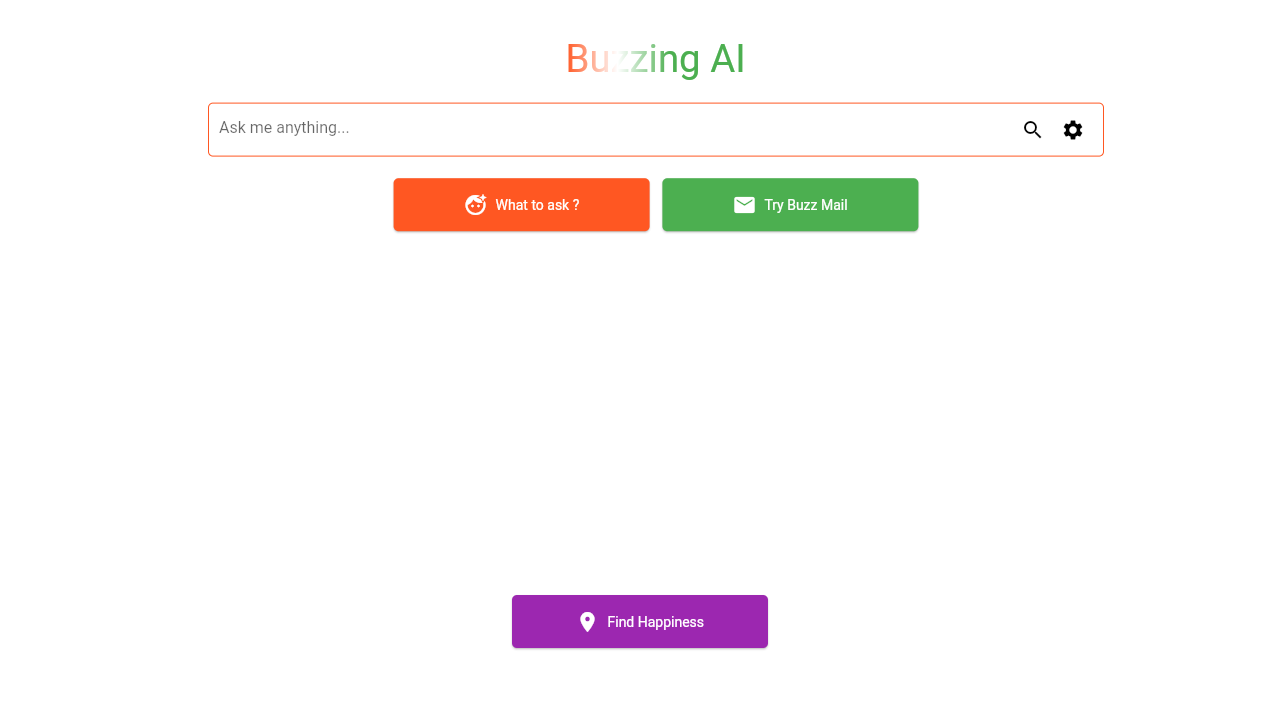 Ask Buzzing AI