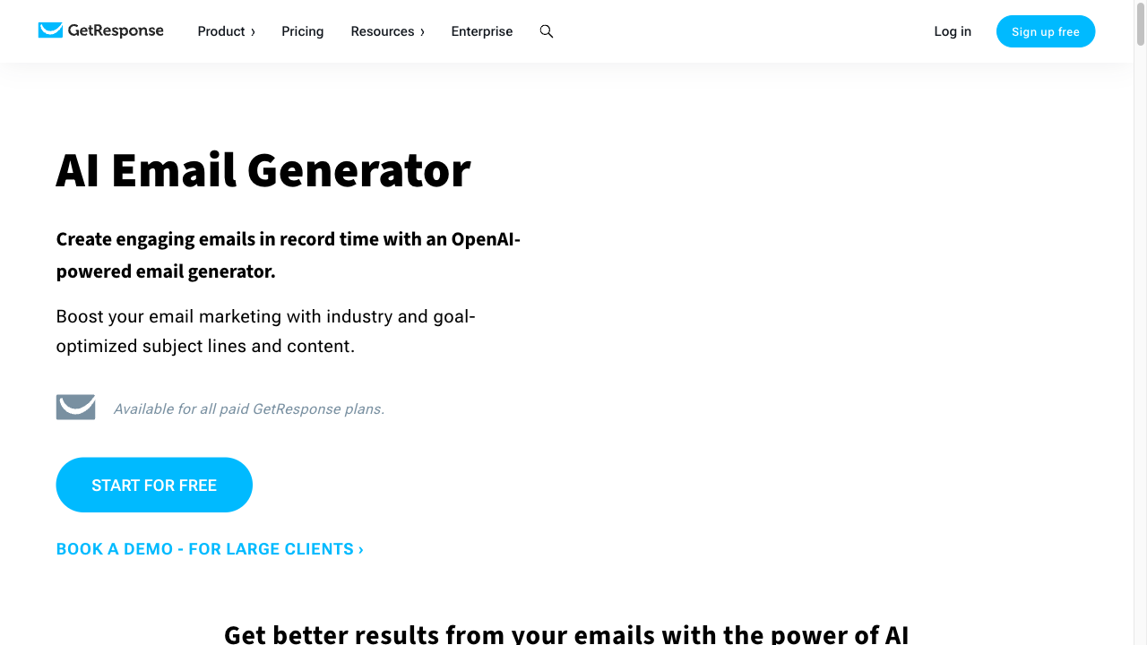 Feature image of GetResponse Email Generator | ToolJunction