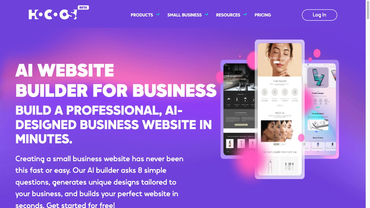 Feature image of Hocoos AI Website Builder | ToolJunction