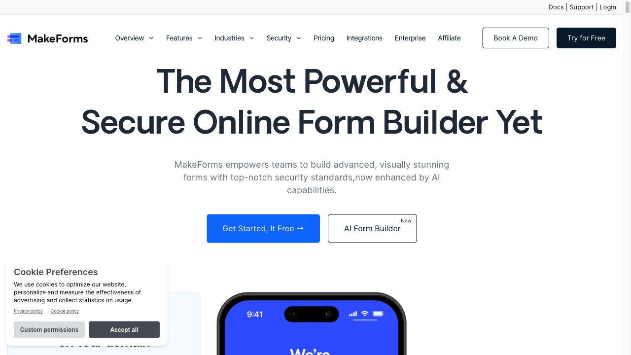 Feature image of MakeForms | ToolJunction