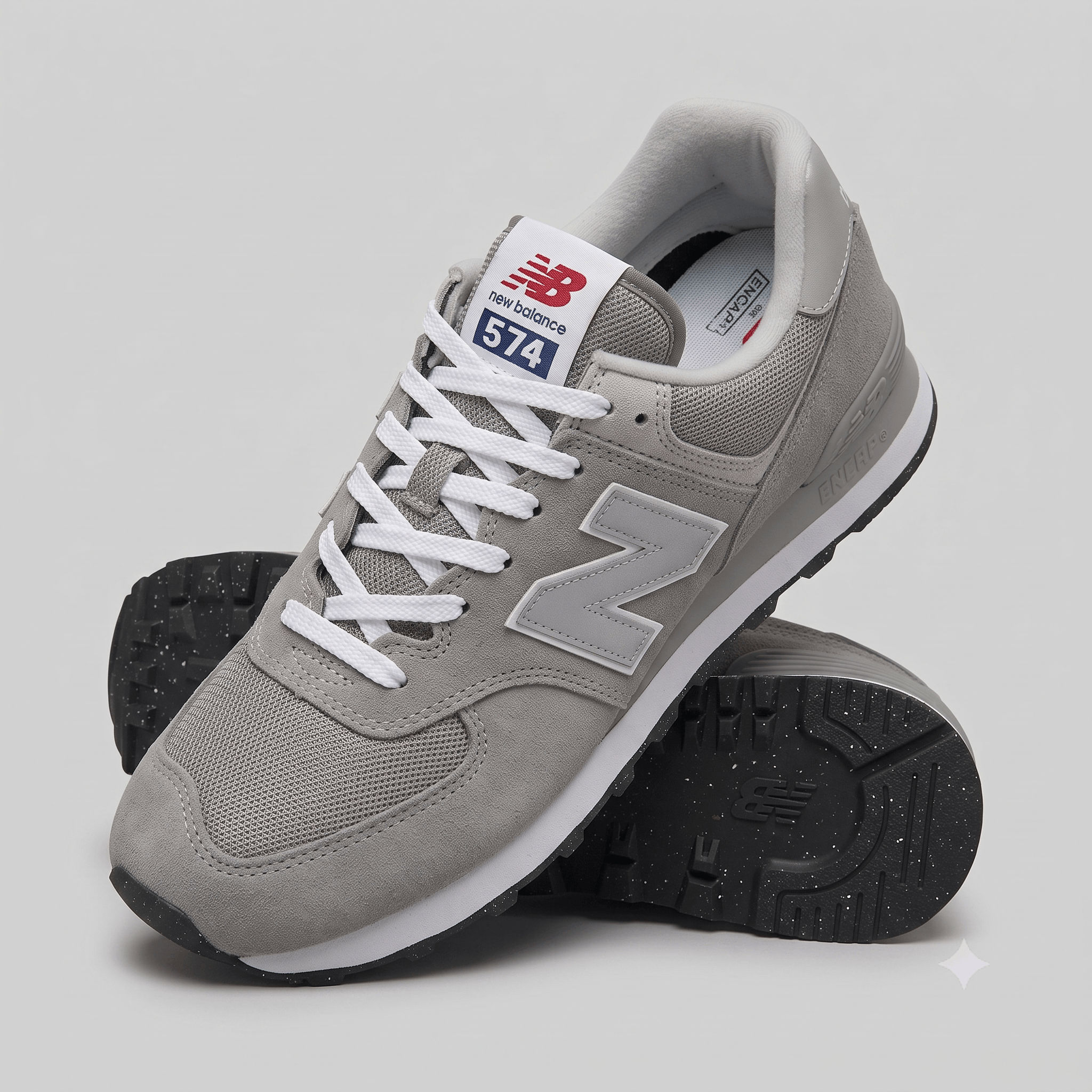 New Balance 574 White Grey