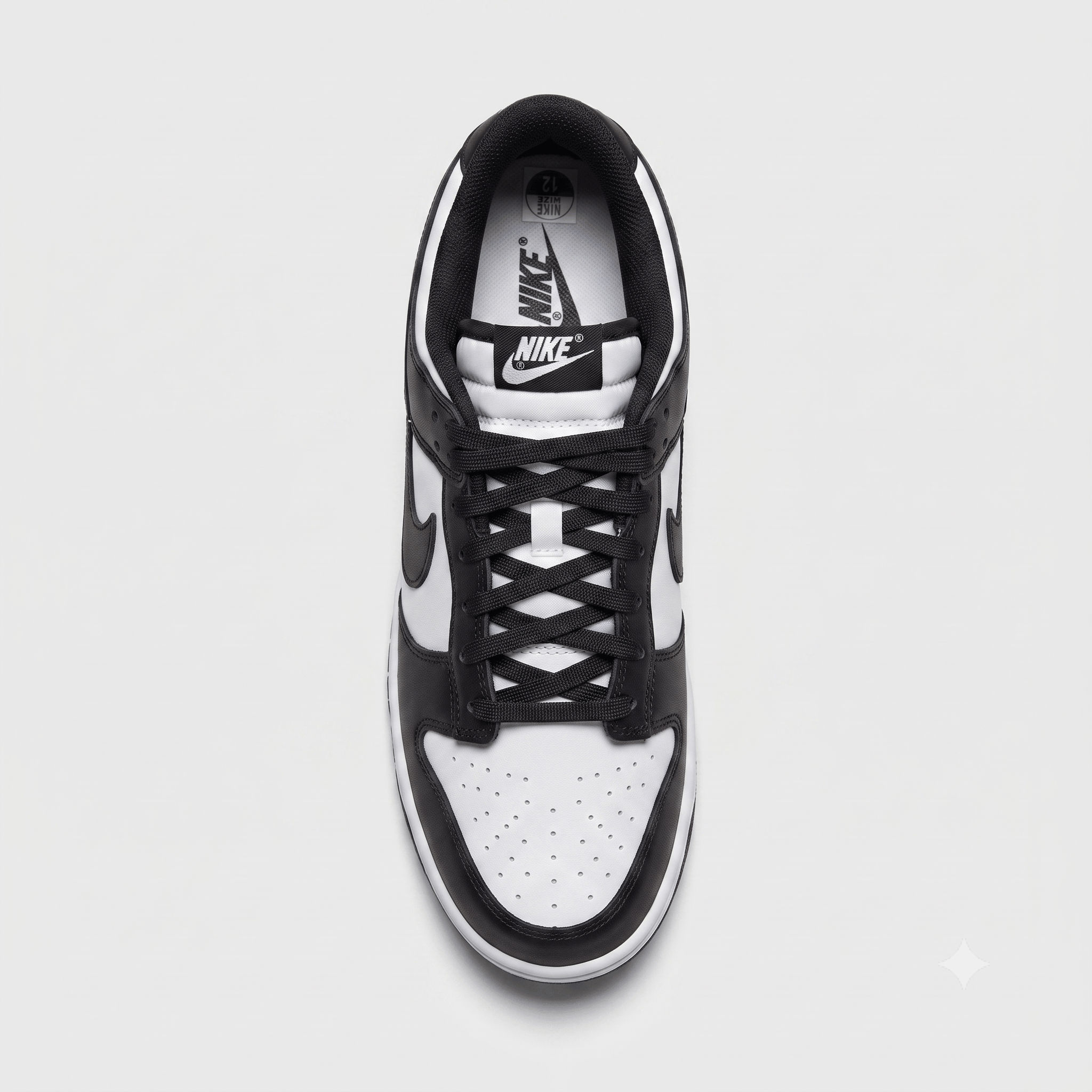 Nike Dunk Low White Black - view 2