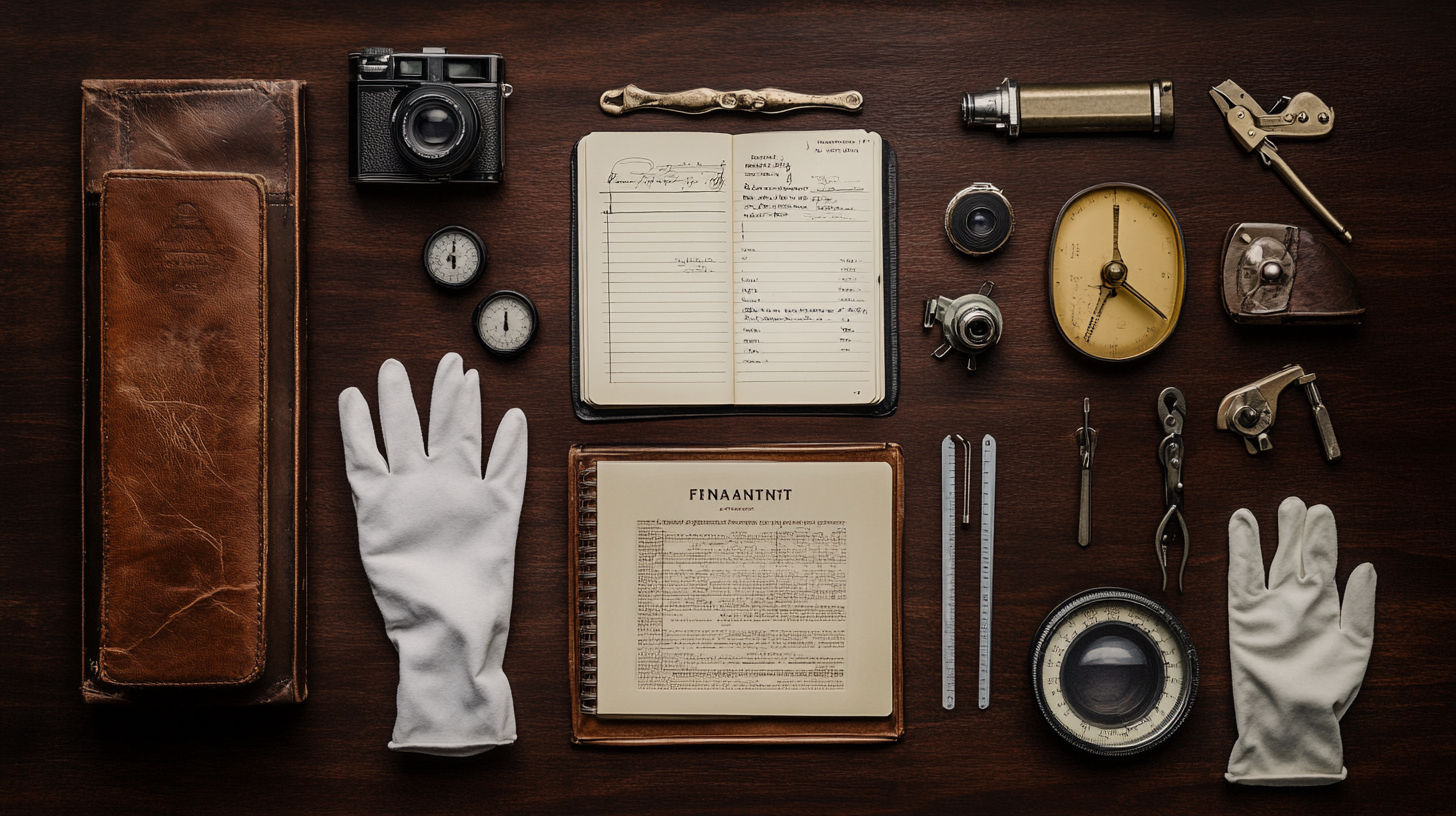 Appraiser using digital tools to document and research antique artwork