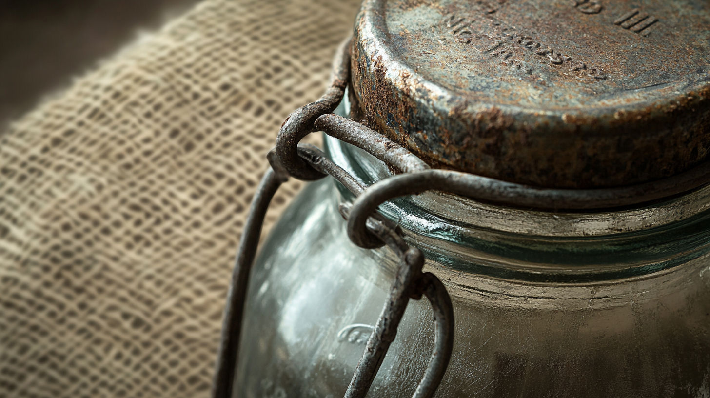 Various Ball mason jars showing different eras and styles