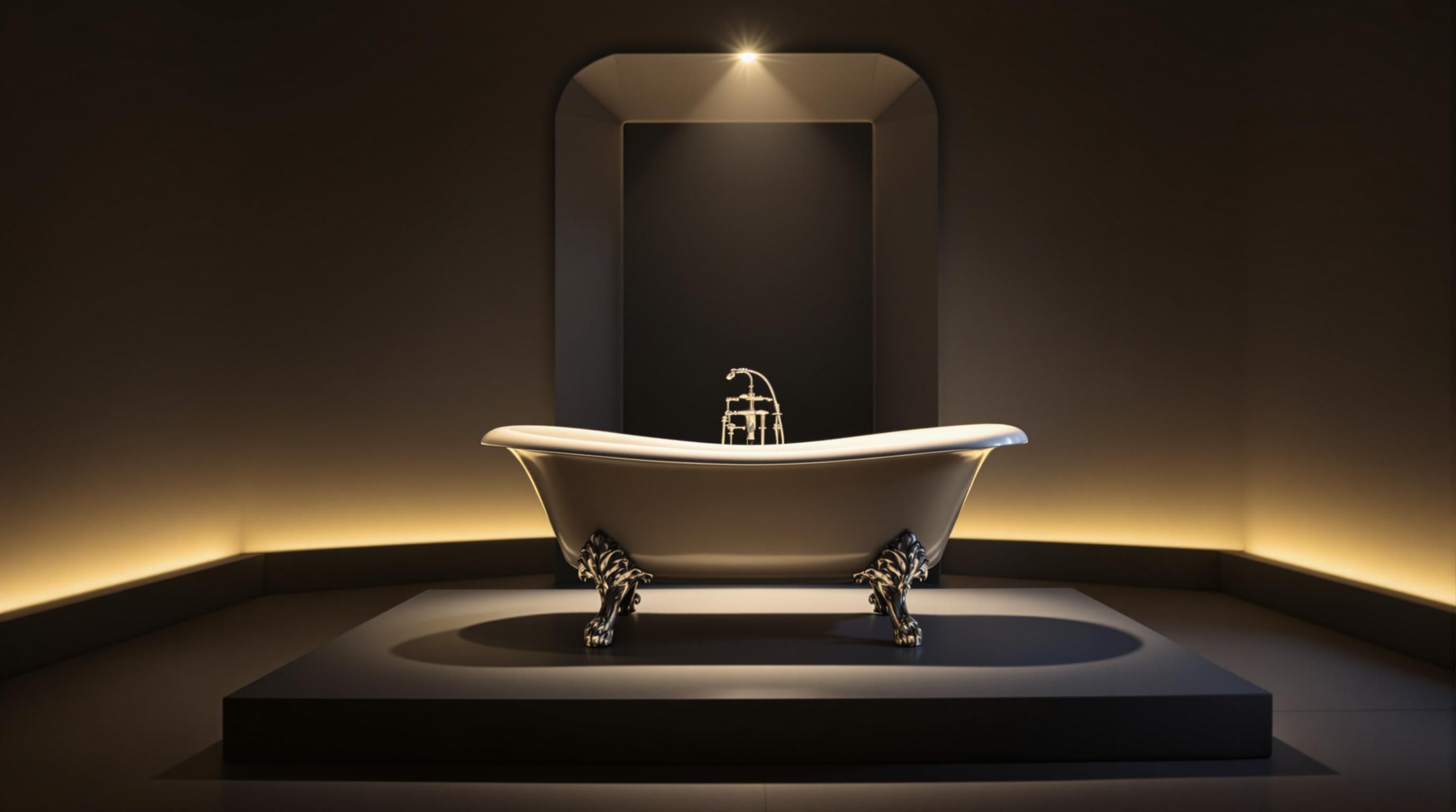 Antique clawfoot tub with original brass hardware and fixtures