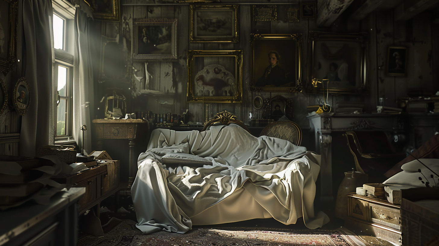Collection of furniture pieces representing different historical periods and styles