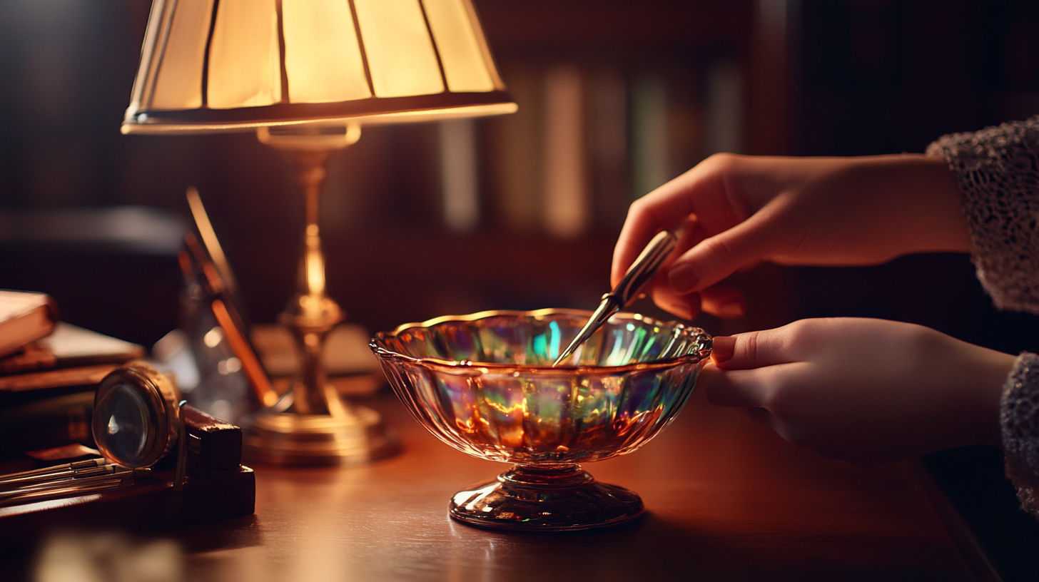 Valuable antique glassware collection featuring Depression glass, milk glass, and hand-cut crystal pieces