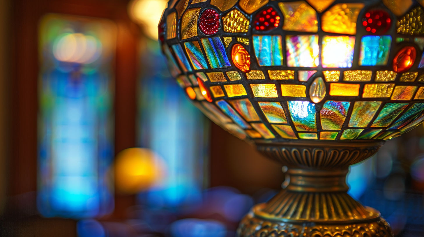 Valuable antique lamps collection featuring Tiffany stained glass, Victorian brass, and art deco lighting fixtures