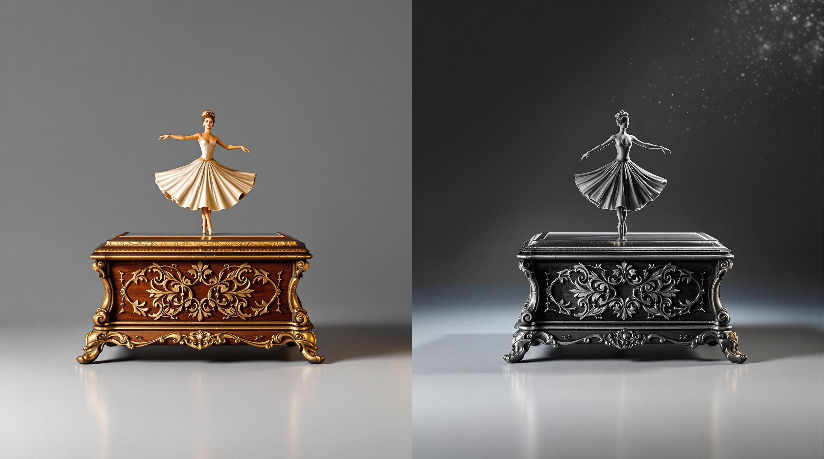 A collection of antique music box discs for a Regina music box