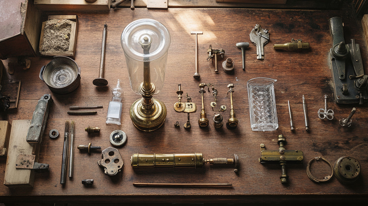 Diverse collection of valuable antique oil lamps showcasing various periods, styles and manufacturers