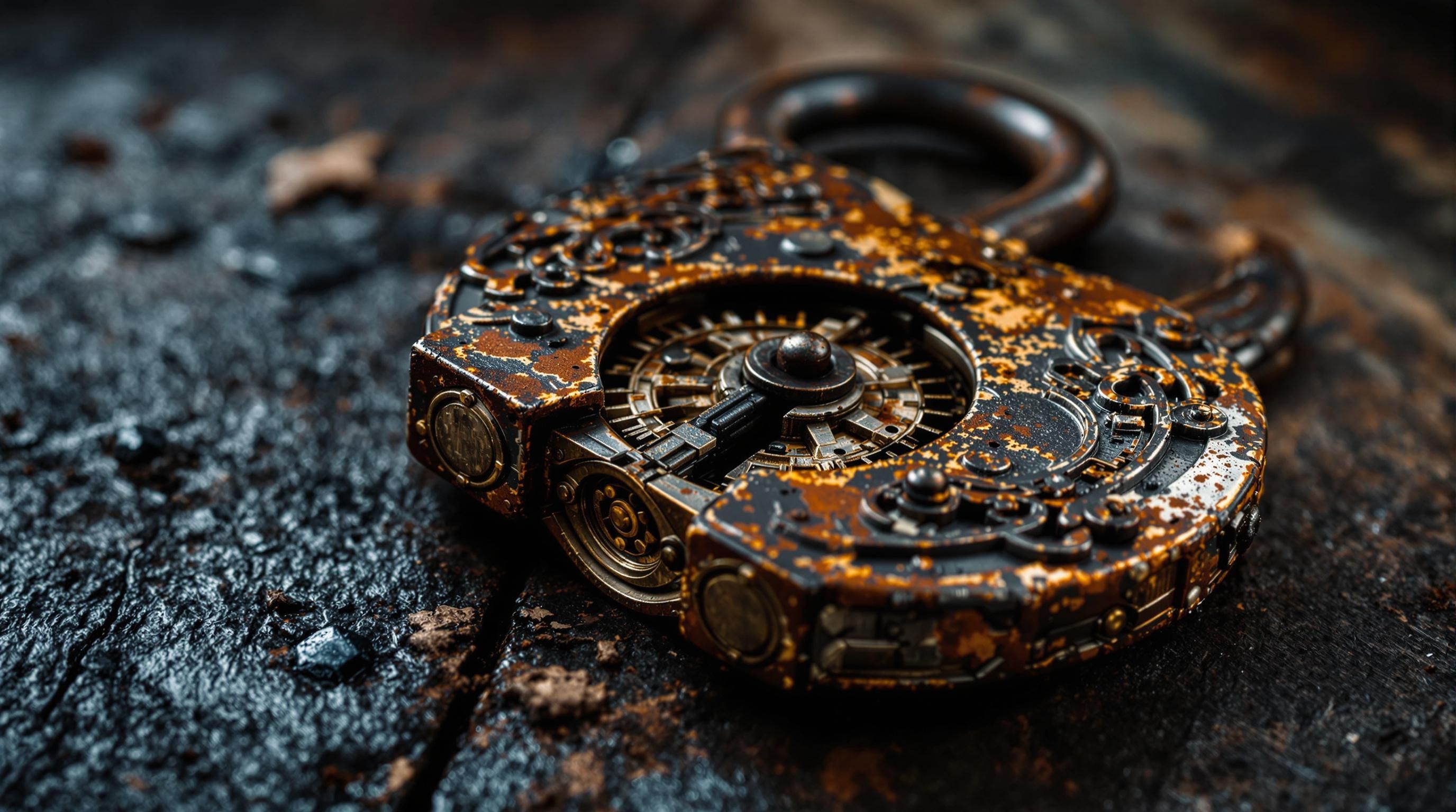 Diverse collection of antique padlocks showcasing various historical designs, mechanisms, and patinas from different eras