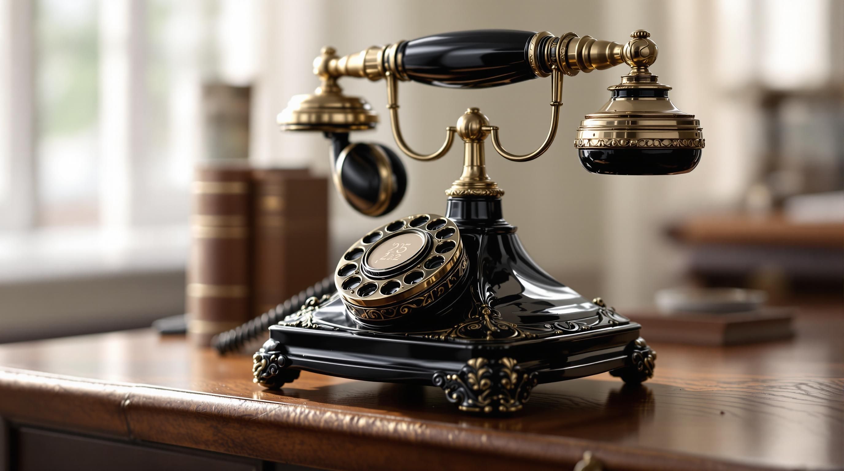 Valuable antique telephone collection featuring rare candlestick and wooden wall phones from early 20th century