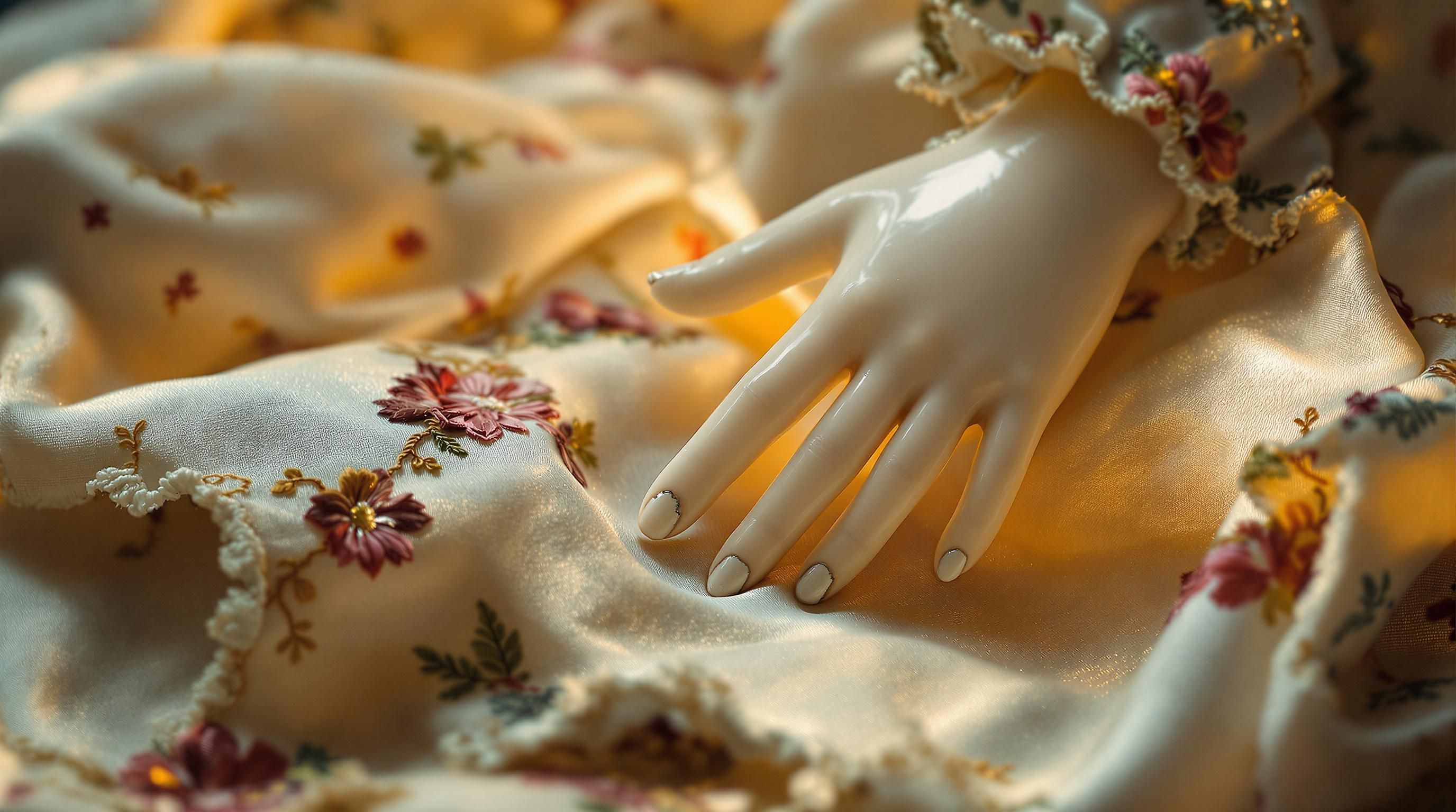 Collection of antique porcelain dolls showing different styles and manufacturers