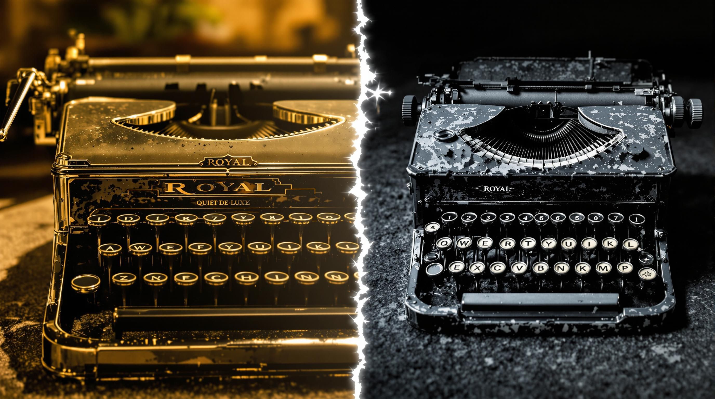 Royal Touch Control typewriter from the 1930s