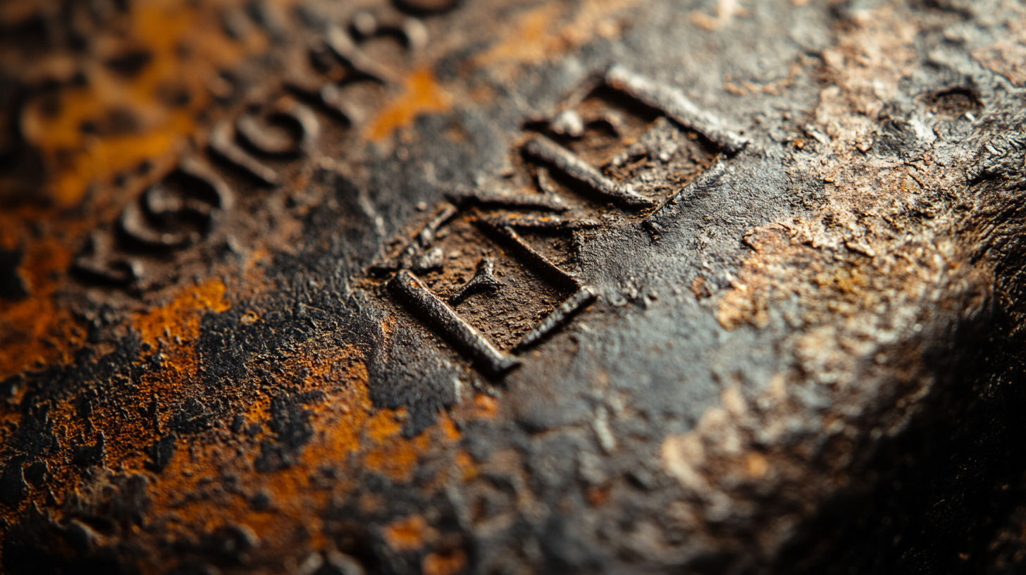 Detailed image showing the evolution of antique tool designs and manufacturing methods