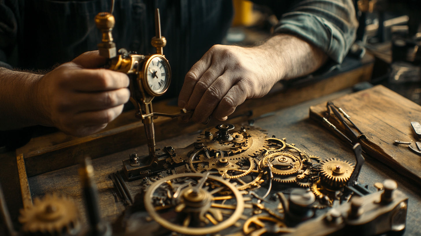 Antique appraiser using digital tools for research during valuation
