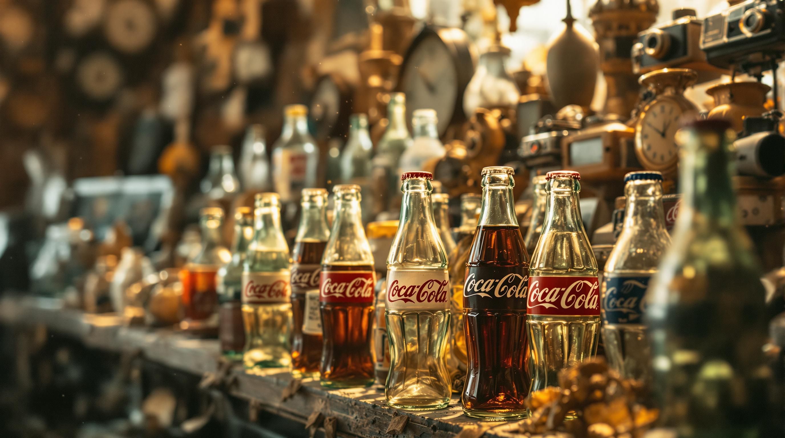 Rare and extremely valuable Coca-Cola bottle specimens including a Hutchinson bottle and prototype designs