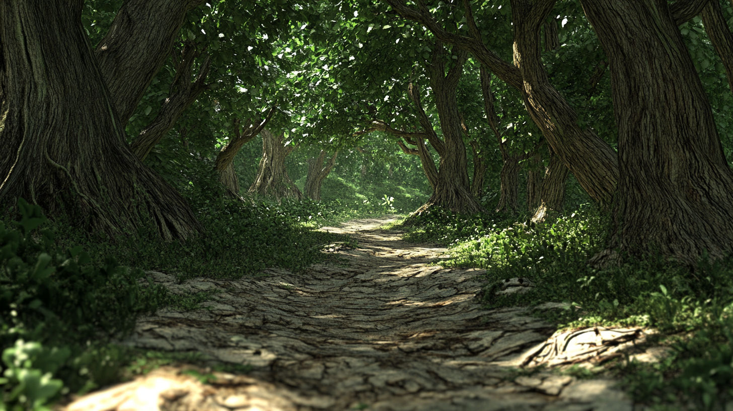 Artwork demonstrating chiaroscuro technique with dramatic light and shadow