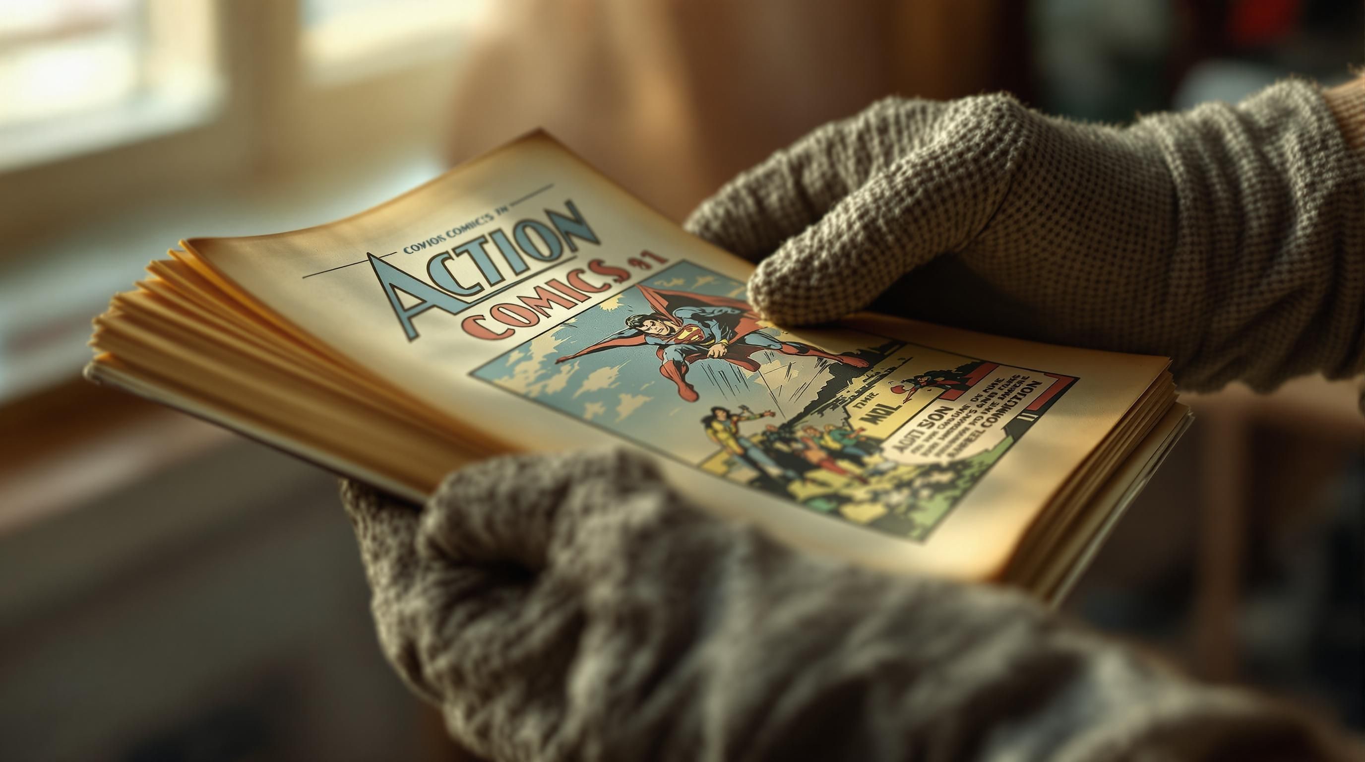 Vintage and modern valuable comic books with price guides and professional grading tools