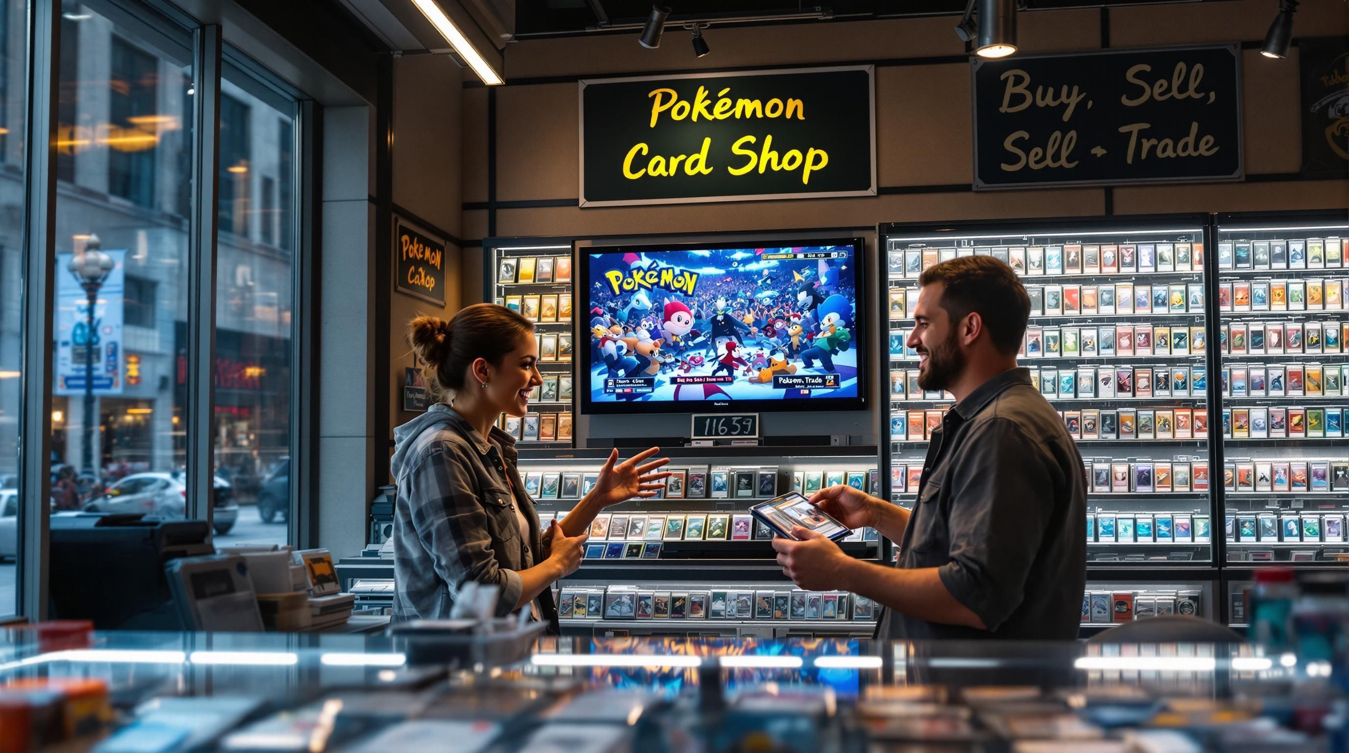 Professional graded Pokémon cards in protective cases from PSA and Beckett