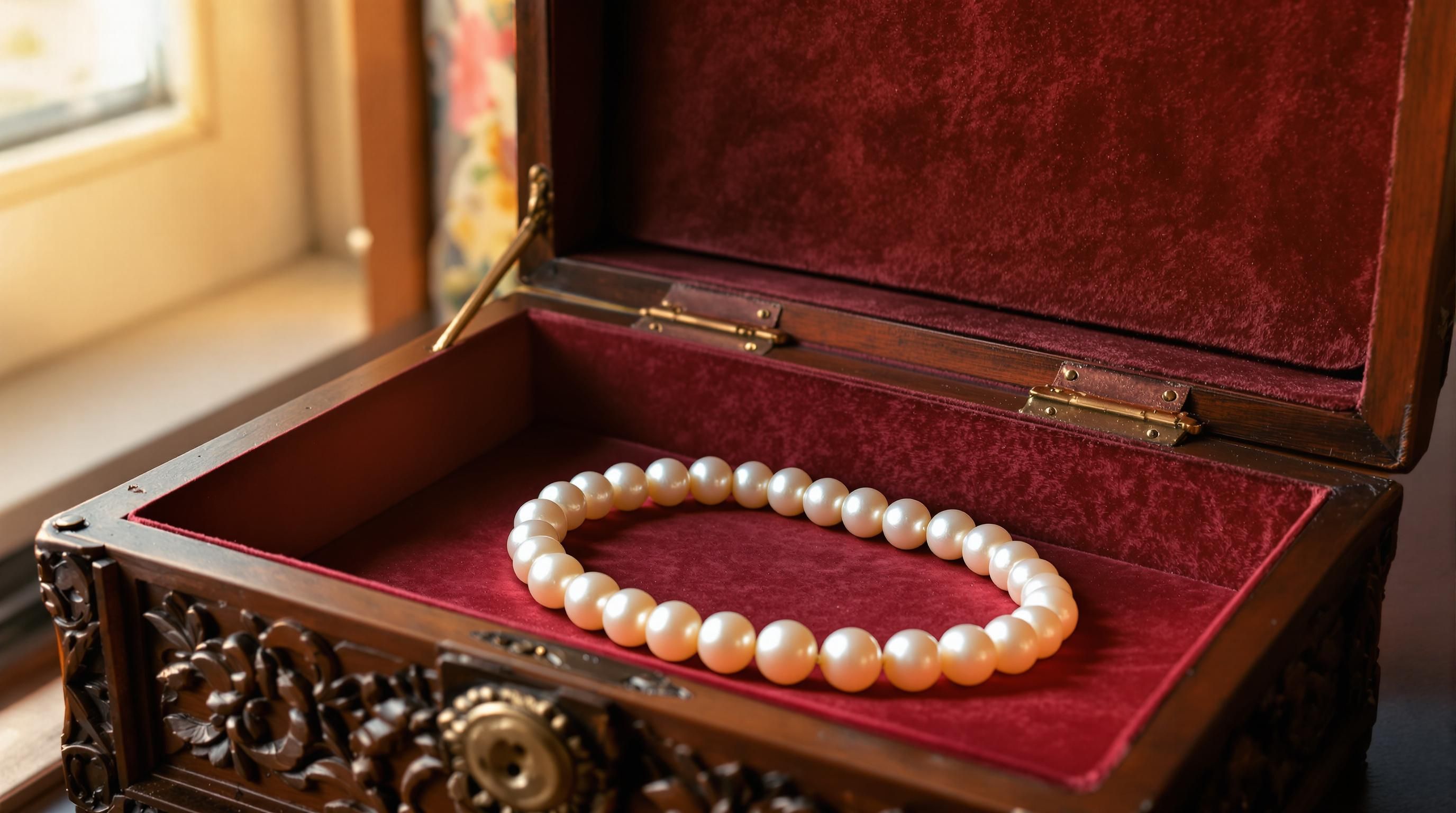 A collection of natural pearls showing different colors, sizes and shapes