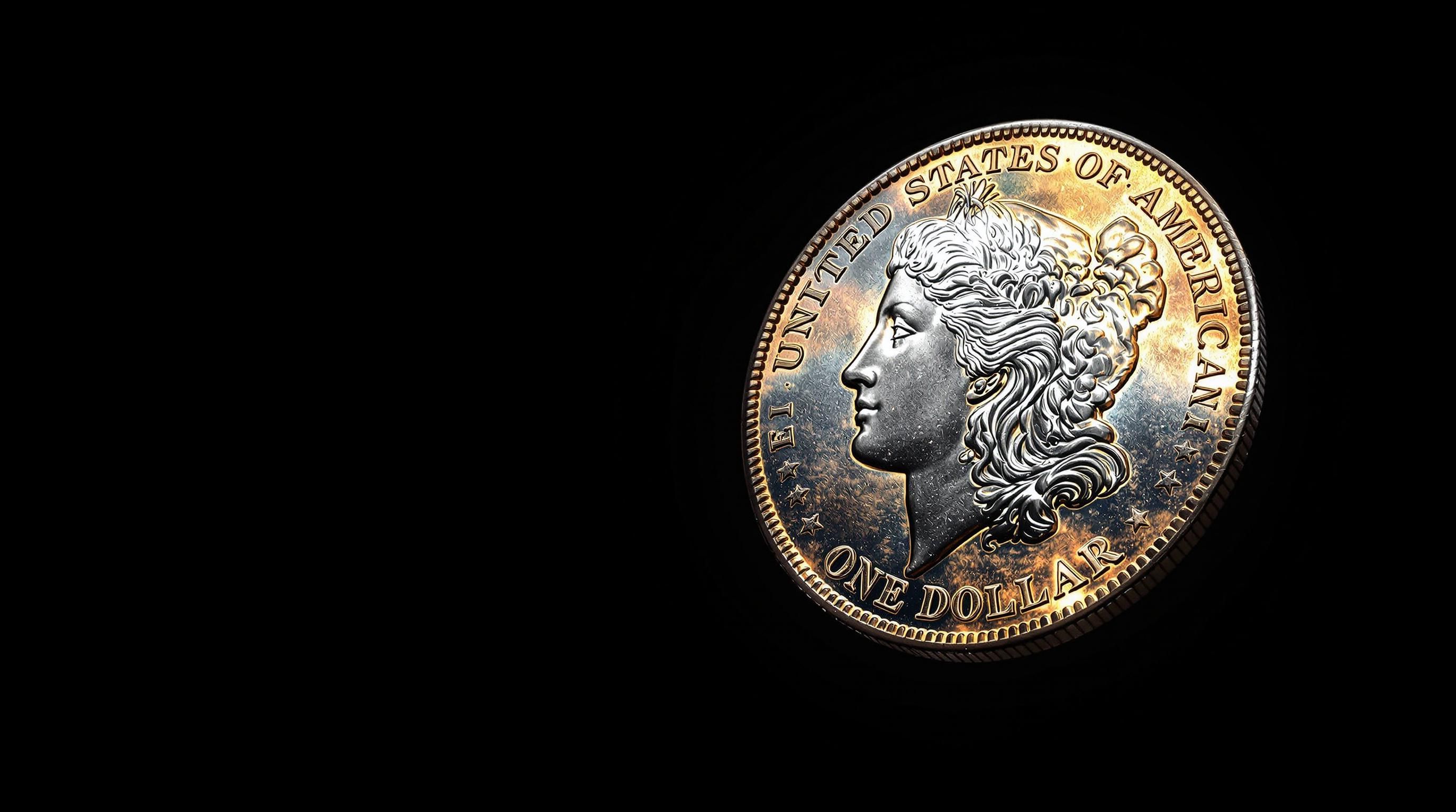 1887 Morgan Silver Dollar in Deep Mirror Prooflike condition